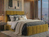 Contemporary Magnus Ottoman Bed featuring fluted accents, easy storage, and comfort, crafted in Great Britain.